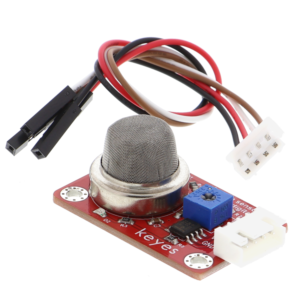 MQ-2 Methane gas sensor - with XH2.54 4P socket